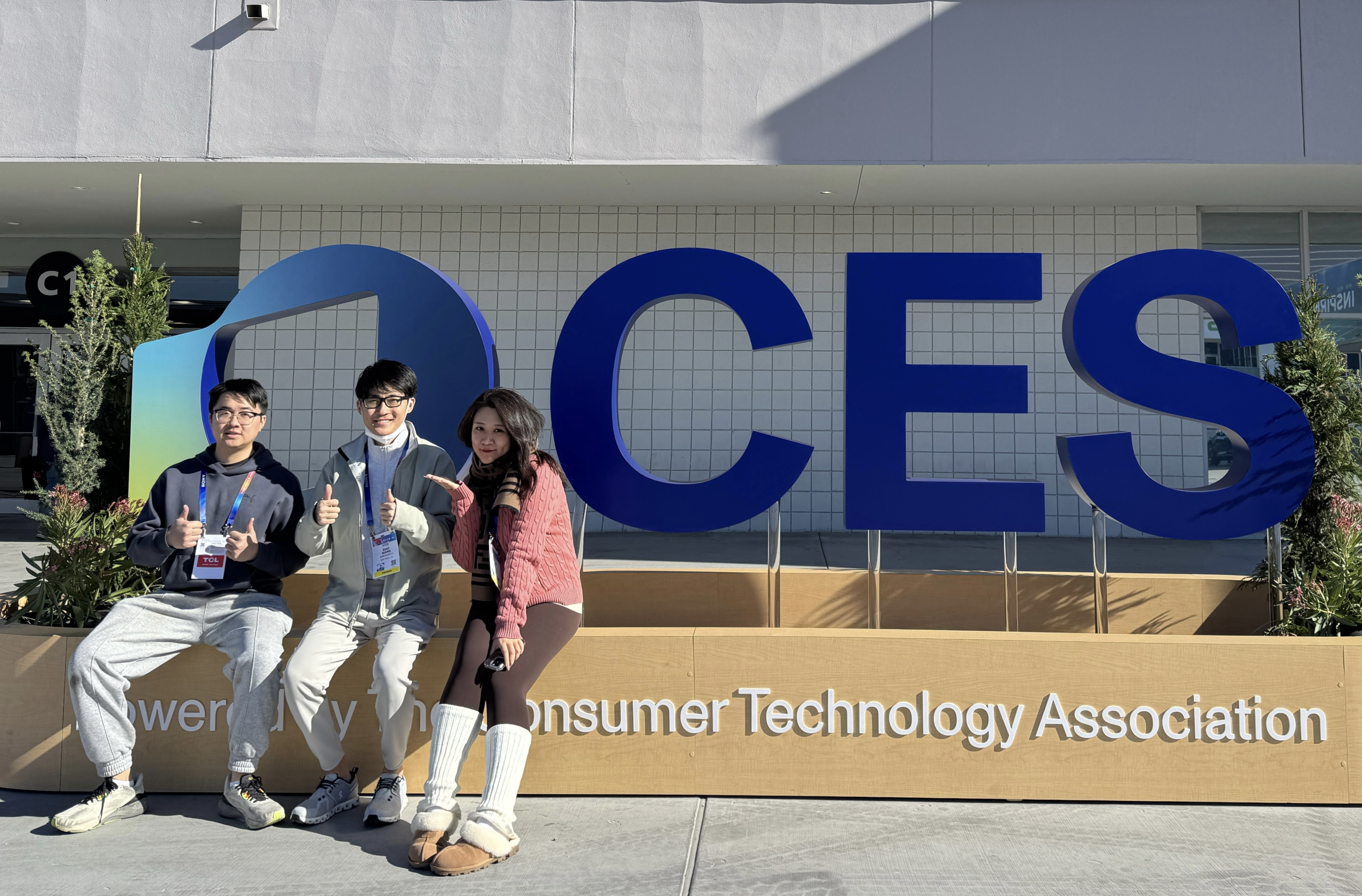 The JobWizard team together at CES 2025 in Las Vegas